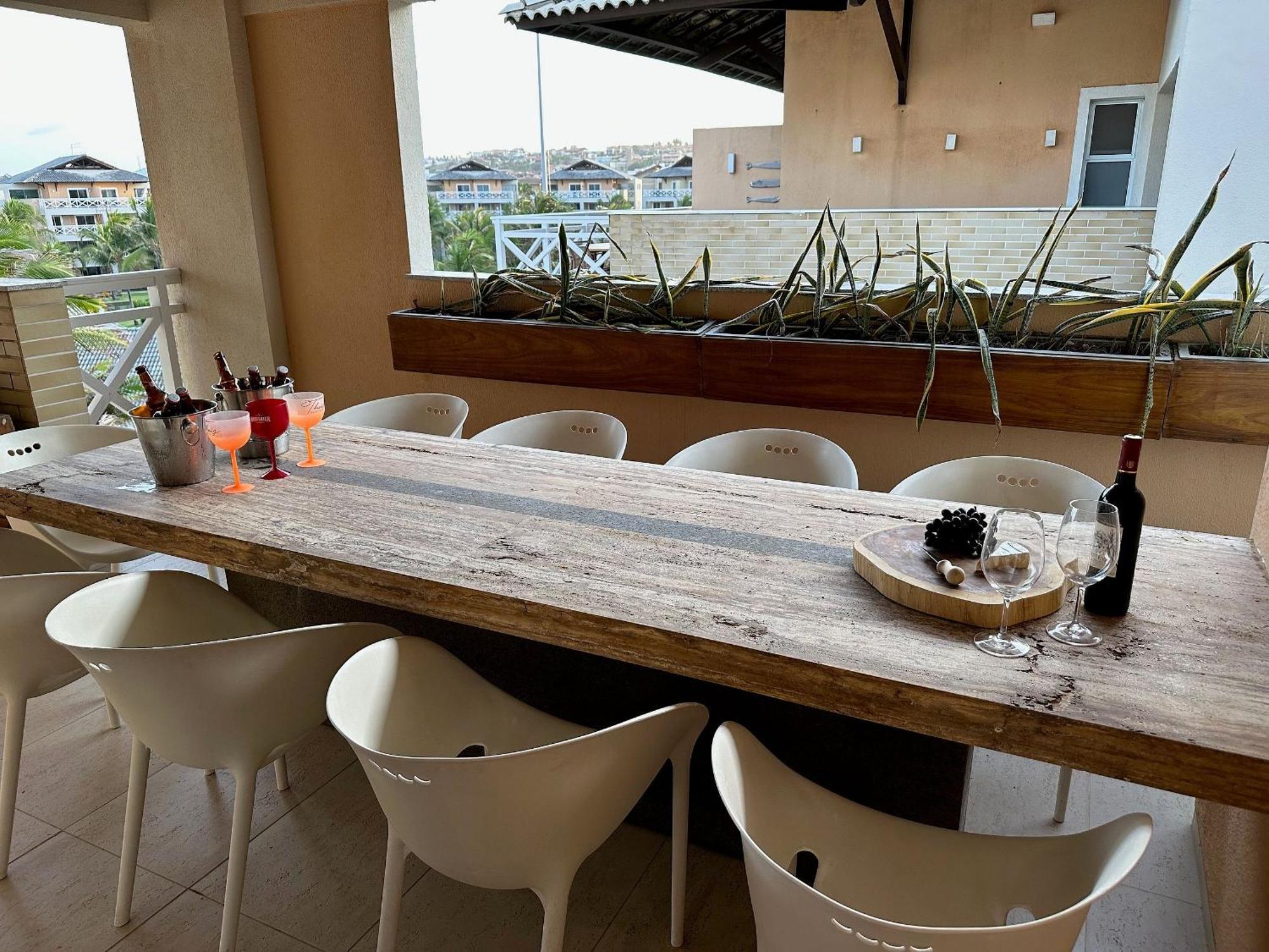 アキラスPortamaris Duplex Frente Mar, Viizinho Ao B Parkアパートメント エクステリア 写真