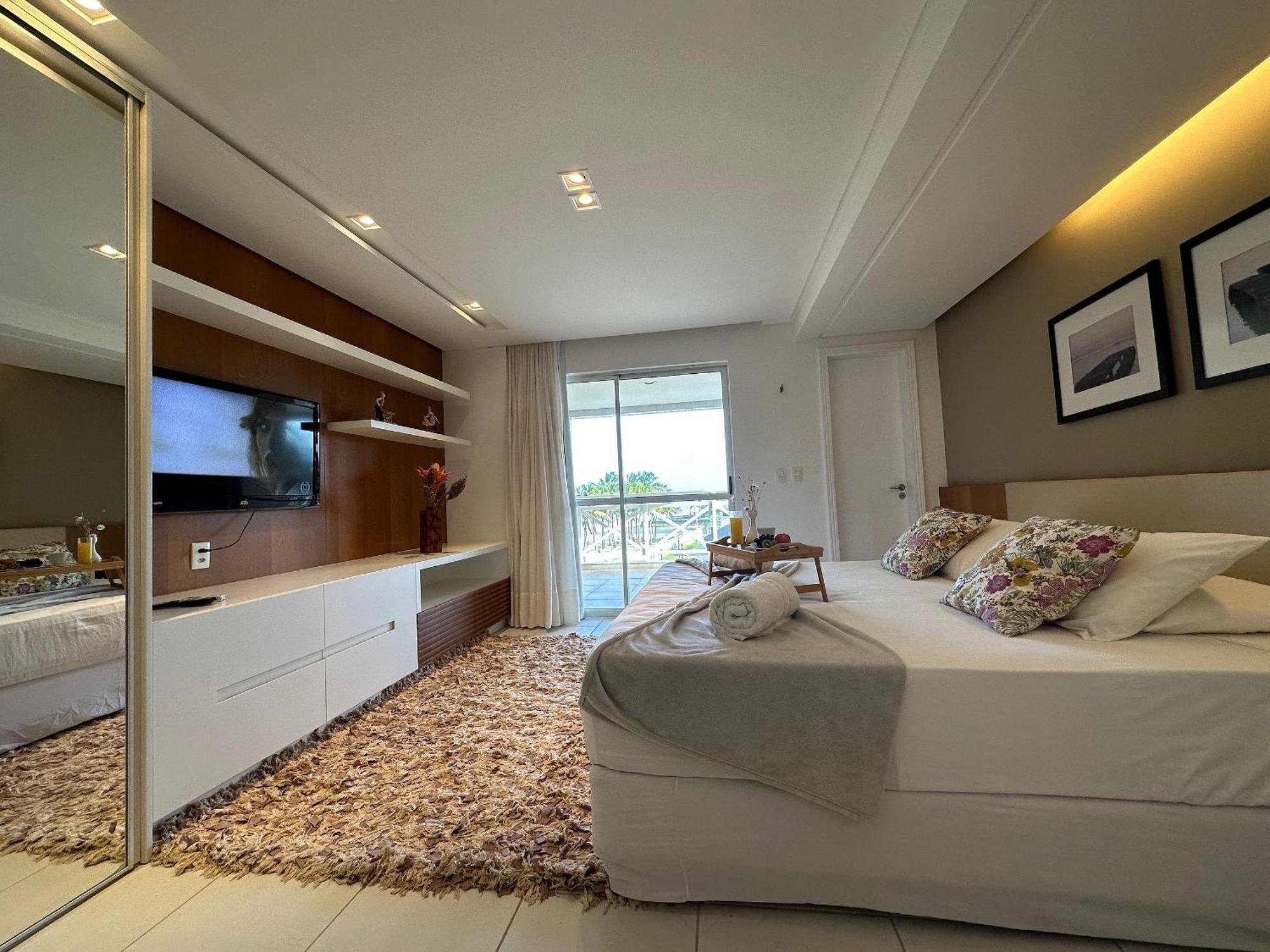 アキラスPortamaris Duplex Frente Mar, Viizinho Ao B Parkアパートメント エクステリア 写真